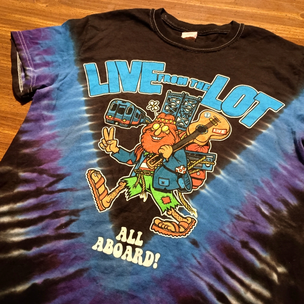 TieDye Music Festival TShirt  Live From The Lot  Ardmore Music Hall Concert